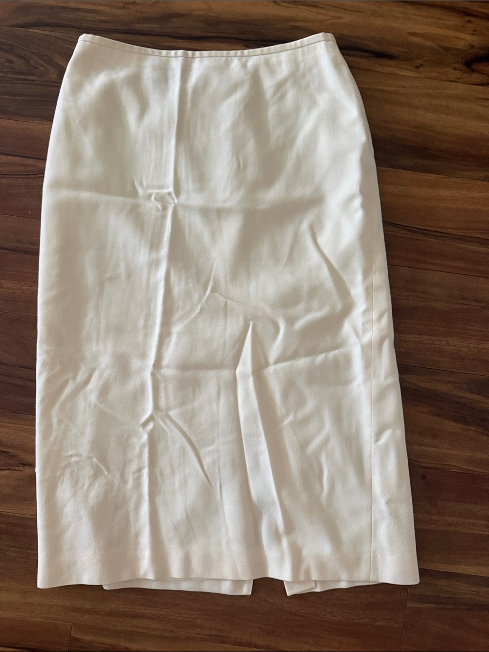 Jones New York Ivory Midi Pencil Skirt